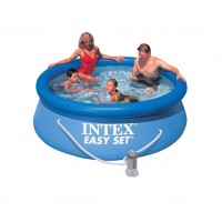 Надувной бассейн с комплектом 244x76 см, Easy Set, Intex 28112/56972