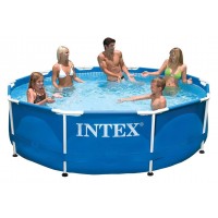 Каркасный бассейн с комплектом 305х76 см, Metal Frame, Intex 28202/56999