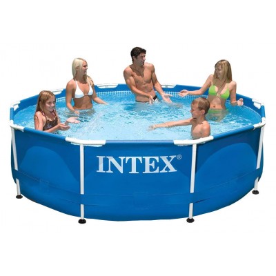 Каркасный бассейн с комплектом 305х76 см, Metal Frame, Intex 28202/56999 фото