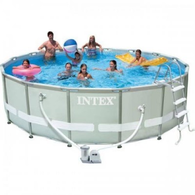 Каркасный бассейн с комплектом 488х122 см, Ultra Rondo, Intex 28322/54922 фото