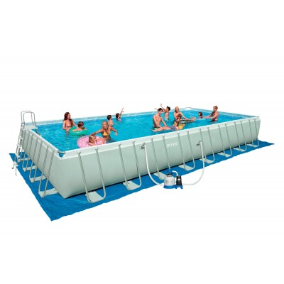 Каркасный бассейн с комплектом 975х488х132 см, Ultra Frame, Intex 28372/54990 фото