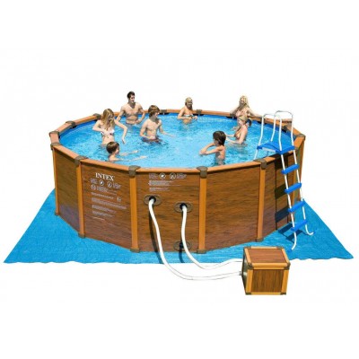 Каркасный бассейн с комплектом 478x124 см, Sequoia Spirit, Intex 28382/54928 фото