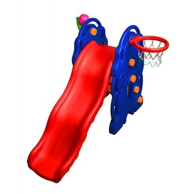 Детская горка с баскетбольной корзиной RS M0262 (мяч в подарок) фото