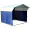Торговая палатка Домик 2,5х1,9 м разборная синий/белый