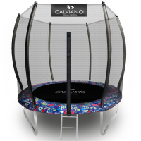 Батут пружинный с защитной сеткой Calviano 252 см - 8ft OUTSIDE master smile