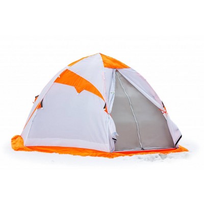 Палатка для зимней рыбалки "Лотос 4 оранжевая" фото