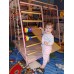 Детский игровой комплекс Вертикаль Весёлый Малыш MAXI (розовый) горка мягкий бортик 2 фото