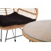 Комплект садовой мебели кофейный (стол и 2 кресла), 210334 3 фото