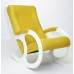 Кресло-качалка Бастион-3 Bahama yellow ноги белые фото