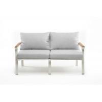 Диван из алюминия CONCORDE 2-х местный белый Диван из алюминия CONCORDE 2-х местный белый