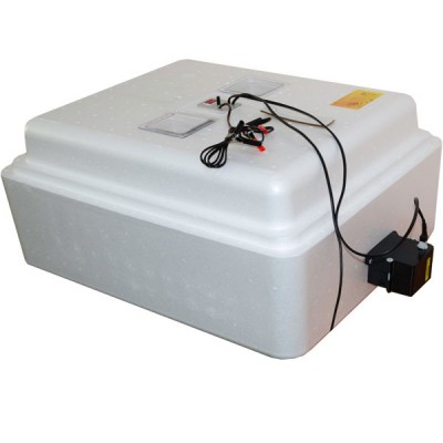 Инкубатор Несушка с аналоговым терморегулятором, цифровой индикацией, на 77 яиц, автопереворот, 12В фото