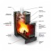 Дровяная печь для бани Термофор  Калина Carbon, Inox Витра 3 фото