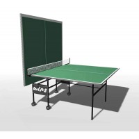 Теннисный стол всепогодный композитный на роликах WIPS Roller Outdoor Composite 61080 (Зеленый)