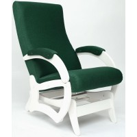 Кресло-качалка Бастион-1м Bahama emerald ноги белые