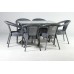 Комплект садовой мебели DECO 6 PLUS с прямоугольным столом, шоколад 1 фото