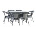 Комплект садовой мебели DECO 6 PLUS с прямоугольным столом, шоколад 3 фото