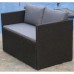 Плетеный диван-трансформер S330A-W63 Brown 2 фото