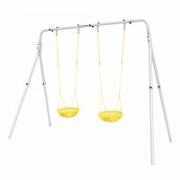 Качели двойные + СЕТКА качели Romana R.103.28.04 (серый)