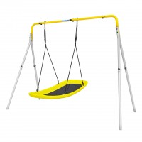 Качели двойные + ЛОДКА качели Romana R.103.28.04 (серый/жёлтый)