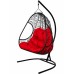 Двойное подвесное кресло BiGarden Primavera Black, красный 2 фото