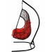 Двойное подвесное кресло BiGarden Primavera Black, красный 3 фото