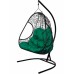 Двойное подвесное кресло BiGarden Primavera Black, зеленый 1 фото