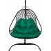 Двойное подвесное кресло BiGarden Primavera Black, зеленый 2 фото
