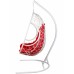 Двойное подвесное кресло BiGarden Primavera White, красный 3 фото