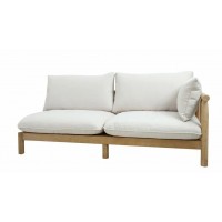 Софа из тика BUNGALOW 2-х местная с левым подлоктником