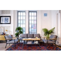 Диванная группа из алюминия CONCORDE L темный графит Диванная группа из алюминия CONCORDE L темный графит