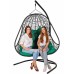 Двойное подвесное кресло BiGarden Primavera Black, зеленый фото