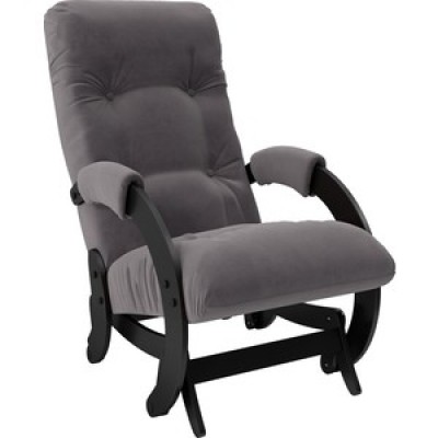 Кресло-качалка Мебель Импэкс Модель 68 венге/ Verona antrazite grey фото