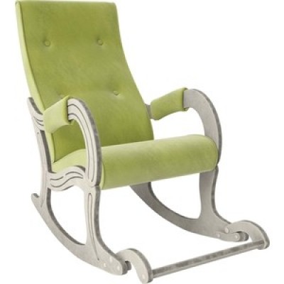 Кресло-качалка Мебель Импэкс Модель 707 дуб шампань/патина/ Verona apple green фото