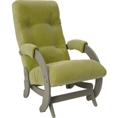 Кресло-качалка Импэкс Модель 68 серый ясень ткань Verona apple green фото