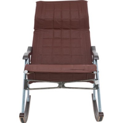 Кресло-качалка складная Мебель Импэкс Белтех к/з коричневый фото