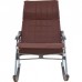 Кресло-качалка складная Мебель Импэкс Белтех к/з коричневый фото
