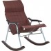 Кресло-качалка складная Мебель Импэкс Белтех к/з коричневый 1 фото
