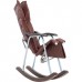 Кресло-качалка складная Мебель Импэкс Белтех к/з коричневый 4 фото