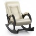Кресло-качалка Импэкс Модель 44 каркас венге с лозой, обивка Орегон перламутр 106 фото
