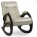 Кресло-качалка Импэкс Модель 4 каркас венге с лозой,обивка Орегон перламутр 106 фото