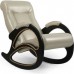 Кресло-качалка Импэкс Модель 4 каркас венге с лозой,обивка Орегон перламутр 106 1 фото