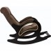 Кресло-качалка Импэкс Модель 44 венге, обивка Verona Brown 1 фото