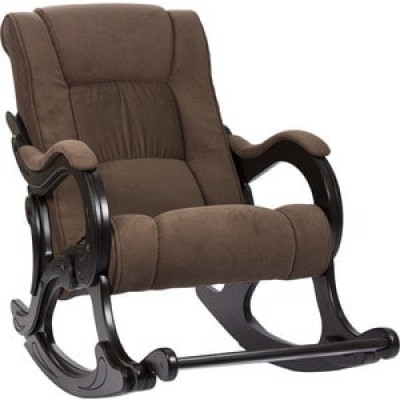Кресло-качалка Импэкс Модель 77 венге, обивка Verona Brown фото