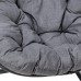 Подвесное кресло Leset Мале двойное серый, темно-серый 6 фото