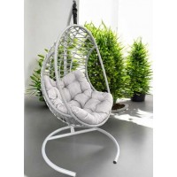 Подвесное кресло-кокон COMFORT серый