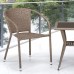 Комплект плетеной мебели из искусственного ротанга T25B/Y137C-W56 Light brown 2Pcs 1 фото