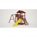Детская площадка Савушка Мастер 2 с качелями Гнездо 1 метр (Махагон) 2 фото