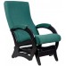 Кресло-качалка Бастион-5 Bahama emerald (ноги венге) фото