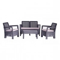 Комплект мебели Tarifa Lounge set, серый