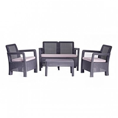 Комплект мебели Tarifa Lounge set, серый фото